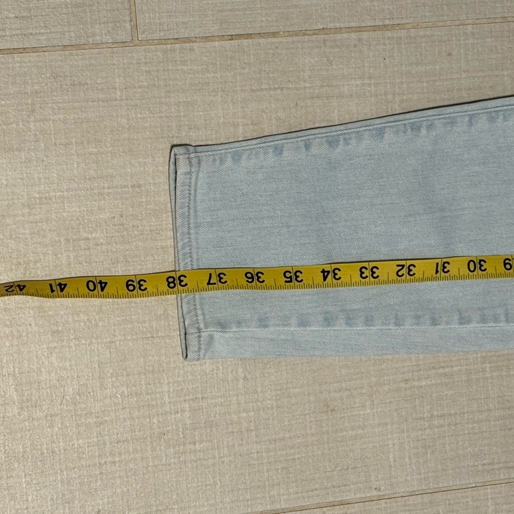 PAIGE Women's Verdugo Ultra Skinny Light Blue Distressed Jeans- EUC - Picture 12 of 14